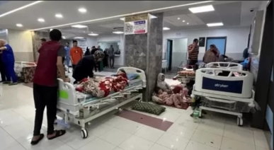 استشهاد فلسطينيين جراء نفاد الأكسجين في مستشفى شهداء الأقصى في غزة