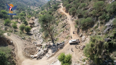 الاطلاع على مشروع فتح طريق الشومري بمديرية مبين في حجة