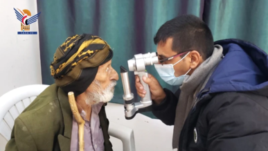 تدشين مخيم طبي لجراحة العيون في مستشفى الوحدة التعليمي الجامعي بذمار