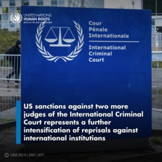 "المفوضية السامية"تدين فرض أميركا عقوبات على قاضيين في المحكمة الجنائية الدولية