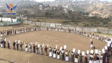 وقفة لطلاب مدرسة شهيد القرآن بريمة تنديداً بجريمة الإساءة للقرآن الكريم