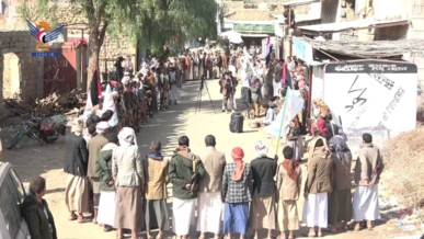 صنعاء.. وقفة مسلحة وتطبيق قتالي في مديرية الحيمة الخارجية