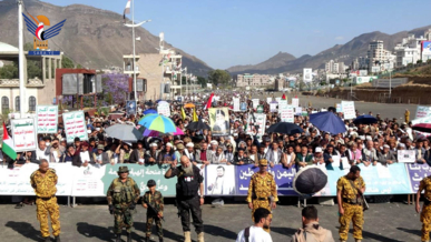 إب.. 102 مسيرة حاشدة دعماً وإسناداً للشعب الفلسطيني