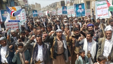 مسيرات حاشدة بالجوف تأكيدًًا على وحدة الصف في مواجهة الطغيان الأمريكي الإسرائيلي