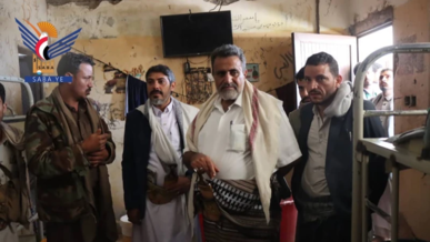 الاطلاع على أوضاع الإصلاحية المركزية بمحافظة البيضاء