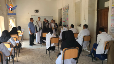 تدشين الاختبارات الوزارية للعلوم الطبية في المحويت