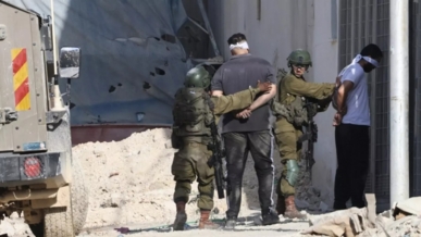 العدو الإسرائيلي يعتقل 20 مواطناً فلسطينيا على الأقل من الضّفة