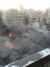 استشهاد عشرة فلسطينيين في قصف العدو منزلا في بيت حانون