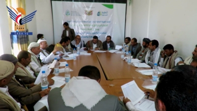 تدشّين مشروع توزيع الحقيبة المدرسية لأبناء الشهداء والمفقودين بعمران