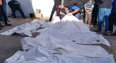 الدفاع المدني بغزة ينقل جثامين 13 شهيداً من مجمع الشفاء الطبي