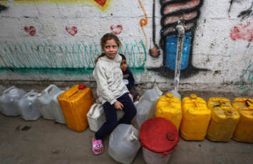 قصف صهيوني يتسبب بأزمة مياه ناجمة عن كسر بخط "ميكروت" شرقي مدينة غزة