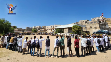 وقفة بمدينة البيضاء تأكيدًا على الجهوزية والعهد لدماء الشهداء