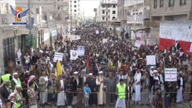 مسيرات حاشدة بالبيضاء نصرة لغزة واستعدادا لمواجهة العدو الصهيوني