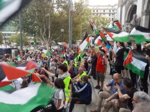 تظاهرات في أكثر من 40 مدينة إسبانية تضامنا مع الشعب الفلسطيني