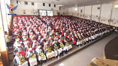 لقاء للعلماء والمرشدين بالمحويت نصرة للقرآن وفلسطين واستنكارًا للإساءة الأمريكية