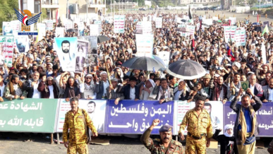 إب .. 98 مسيرة حاشدة تحت شعار "ثابتون مع غزة.. ومستمرون في مواجهة المشروع الصهيو أمريكي"