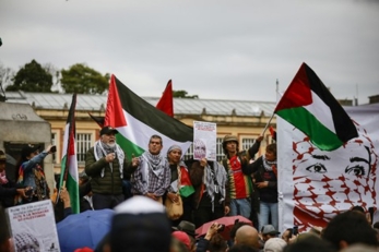 آلاف يتظاهرون في البرازيل وتشيلي والمكسيك دعما لفلسطين