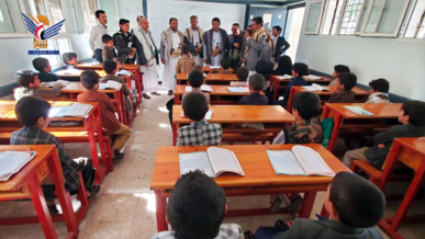 وكيل محافظة حجة يتفقد الدورات الصيفية بمديرية المحابشة
