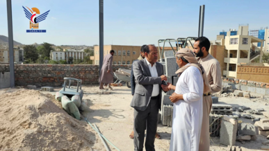 تفقد العمل بمشروعي صيانة وتأهيل السكن الجامعي الطلابي والتوسعة بكلية الحاسوب بجامعة صنعاء  