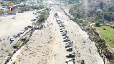 نكف قبلي حاشد لقبائل الخبت بالمحويت استعداد للجهوزية ونصرة للقرآن الكريم