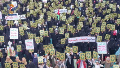 فعالية للهيئة النسائية في شبام كوكبان بالمحويت بذكرى يوم الولاية