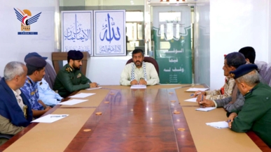مناقشة الخطة الأمنية الخاصة بإجازة عيد الأضحى في ذمار