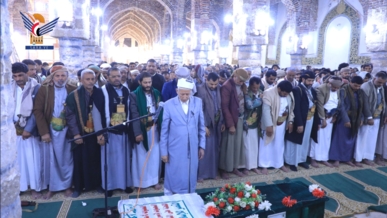 تشييع جثمان العلامة أحمد خاطر في محافظة صعدة