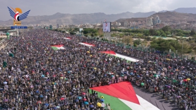 الخروج المليوني في العاصمة والمحافظات يبارك انتصار إيران ويجدد الثبات مع غزة