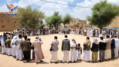 مئات الوقفات في محافظة صعدة إعلاناً للبراءة من أعداء الله