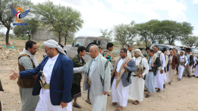 الاطلاع على أحوال المرابطين في جبهة محور المربع الشرقي بمديرية خدير بتعز