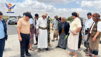 القائم بأعمال رئيس الوزراء يفتتح جسر الكدن في الحديدة