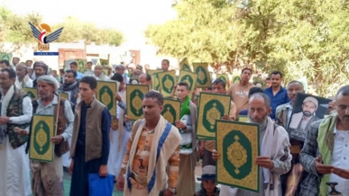 الهيئة النسائية في تعز تٌحيي الذكرى السنوية لشهيد القرآن