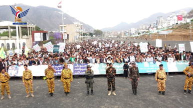 إب.. 102 مسيرة جماهيرية حاشدة إحياءً ليوم القدس العالمي