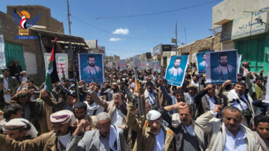 الجوف.. مسيرات جماهيرية تجدد العهد لنصرة فلسطين ولبنان