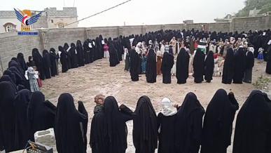 وقفات نسائية في صعدة تضامنا مع الشعب الفلسطيني