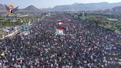 مسيرات مليونية بالعاصمة والمحافظات رفضا لخطة ترامب واستعدادا لمواجهة العدو وإفشال مخططاته