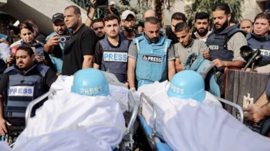 ارتفاع حصيلة الشهداء الصحفيين بغزة إلى 212 شهيداً