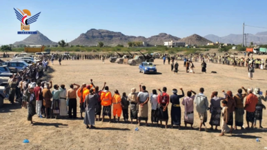 أبناء مديرية مقبنة يؤكدن استمرار النفير والجهوزية لمواجهة الأعداء