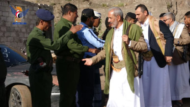 قيادات محافظة الضالع تزور المرابطين من منتسبي الأجهزة الأمنية بمناسبة عيد الأضحى