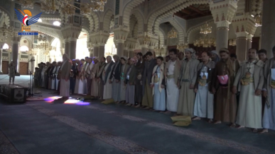 تشييع جثمان الشهيد وضاح العماد من أبناء مديرية حريب القراميش بمأرب