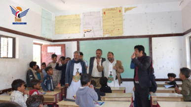  تفقد أنشطة الدورات الصيفية بمديرية الرضمة في إب