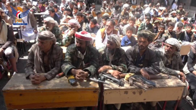 فعالية في مديريات مربع رداع بالبيضاء بذكرى الصرخة