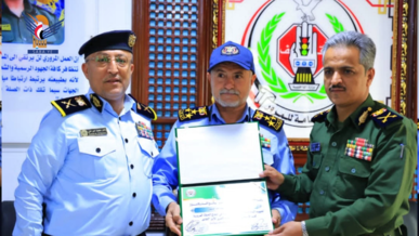 دبيش والبراشي يُكرمان قيادات وكوادر مرور أمانة العاصمة ومحافظة صنعاء