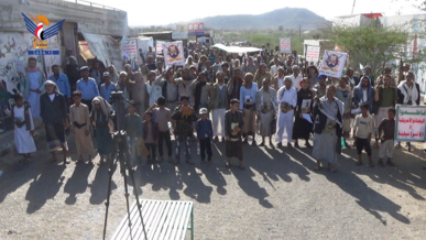 لحج.. مسيرة حاشدة في القبيطة تأكيدا على مواصلة نصرة غزة والتصدي للعدوان الأمريكي