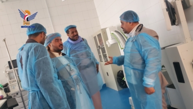 تفقد العمل بمستشفى عومرة الريفي وتدشين العمل بجهاز ال "سي آرم" الجراحي