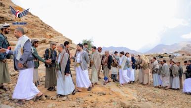 قيادات من مكتب رئاسة الجمهورية يطلّعون على أحوال المرابطين في جبهة نجران