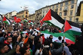 تظاهرات في مدن وعواصم عالمية تنديدا باستمرار العدوان الإسرائيلي على قطاع غزة