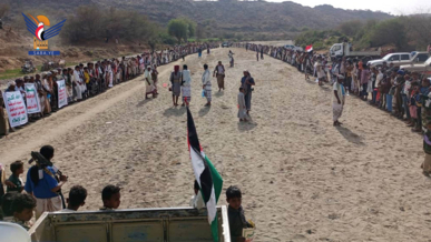 نكف قبلي بمديرية أسلم في حجة نصرة لغزة وإعلانًا للبراءة من الخونة