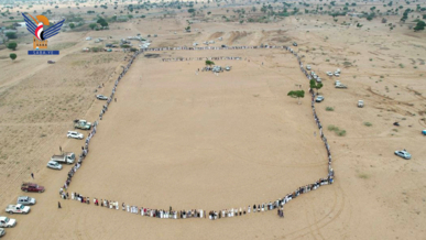حجة.. قبائل بني قيس ونجرة والشغادرة تعلن الجاهزية للتصدي للعدو الأمريكي الصهيوني