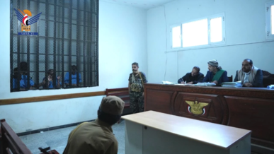 الجزائية المتخصصة بأمانة العاصمة تبدأ محاكمة المتهمين ضمن شبكة تجسسية تتبع غرفة عمليات مشتركة للعدو